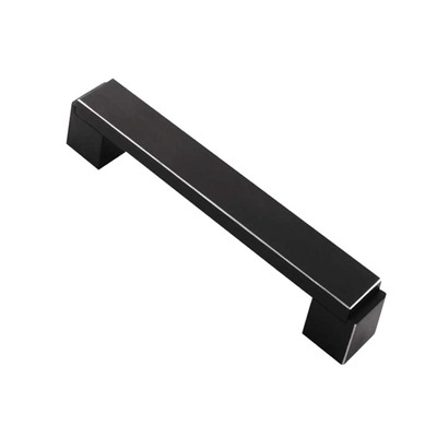 Frelan Hardware Ritto Cabinet Pull Handle (128mm OR 160mm c/c), Gloss Black - GA10BG GLOSS BLACK - 160mm c/c