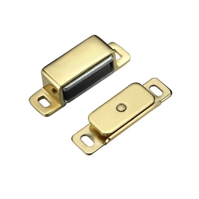 Zoo Hardware Top Drawer Fittings Magnetic Catch, Electro Brass - TDFMC1EB ELECTRO BRASS