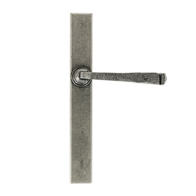 From The Anvil Avon Slimline Lever Latch Set, Sprung Door Handles, Pewter - 45446 (sold in pairs) PEWTER
