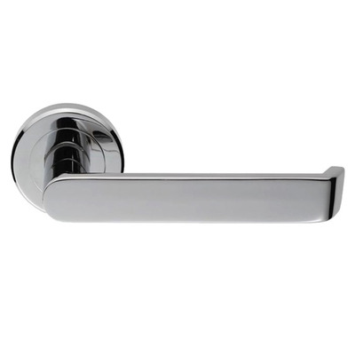Carlisle Brass Serozzetta Concept Door Handles On Round Rose, Polished Chrome - SZM220CP (sold in pairs) POLISHED CHROME