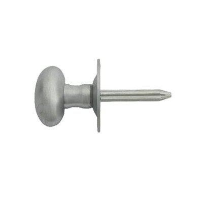 Carlisle Brass Oval Thumbturn To Operate Rack Bolt (Hardened Steel Spindle), Satin Chrome - AA33SC SATIN CHROME