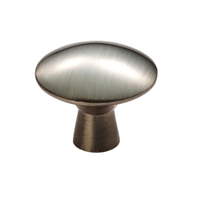 Carlisle Brass Fingertip Disc Cupboard Knob, Satin Nickel - FTD523SN SATIN NICKEL