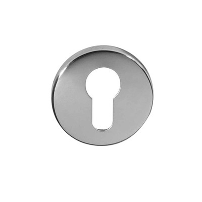 Frelan Hardware Euro Profile Escutcheon (52mm x 5mm OR 52mm x 8mm), Satin Stainless Steel - JSS02 GRADE 201 - 52mm x 8mm EURO PROFILE (CYLINDER HOLE)