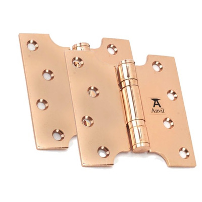 From The Anvil 4 Inch Parliament Hinges, Polished Bronze - 46522 (sold in pairs)  POLISHED BRONZE
