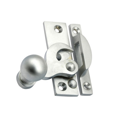 Prima Locking Or Non-Locking Ball End Claw Window Fastener (64mm x 18mm), Satin Chrome - SCP2020 SATIN CHROME - LOCKING
