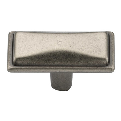 Heritage Brass Luca Cabinet Knob (41mm Length), Distressed Pewter - TK4090-045-DPW DISTRESSED PEWTER