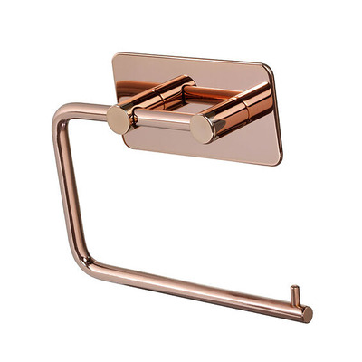 Access Hardware Adhesive Toilet Roll Holder, Polished Copper - T602CU POLISHED COPPER