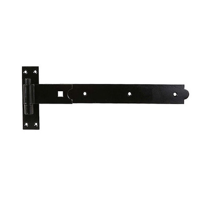 Spira Brass Straight Hook And Band Hinge (Various Sizes), Black - 7156 (sold in singles) BLACK - 24 INCH (600mm)