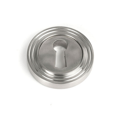 From The Anvil Standard Profile Beehive Round Escutcheon, Satin Marine Stainless Steel - 49866 SATIN MARINE STAINLESS STEEL