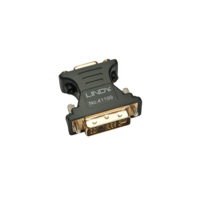 Image of Lindy DVI-A Male to VGA Female Adapter, Black