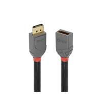 Image of Lindy 0.5m DisplayPort 1.4 Extension Cable, Anthra Line