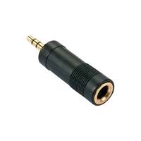 Image of Lindy 3.5mm Stereo Jack Male to 6.3mm Stereo Jack Female Adapter