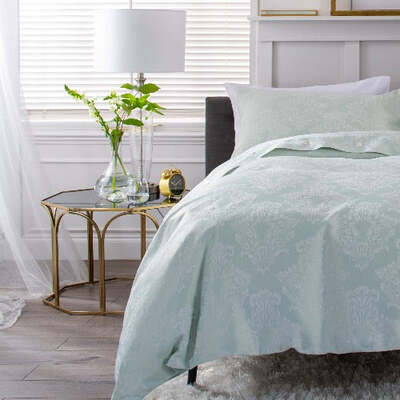 Cotton Rich Duck Egg - Extra Large Single Duvet Cover Set – The Big Little Duvet Co.