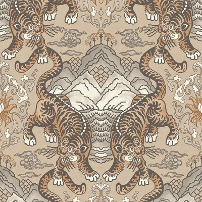 Khalili Wallpaper Tora Taupe Holden 65910
