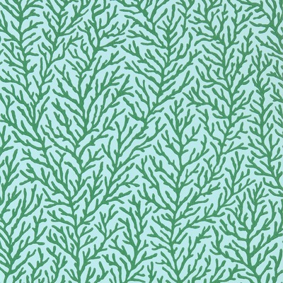 Harlequin Atoll Coral Wallpaper Sea Glass and Emerald Green HTEW112769
