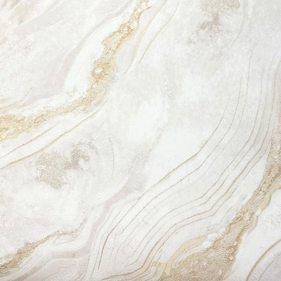 Luxe Collection Mineral Heavyweight Vinyl Wallpaper Cream / Gold World of Wallpaper WOW085
