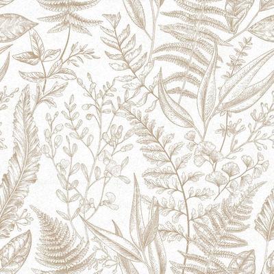 Into The Wild Botanical Wallpaper Beige Galerie 18562
