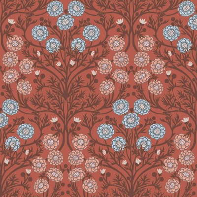 Ekbacka Bellis Floral Wallpaper Terracotta Galerie 14021
