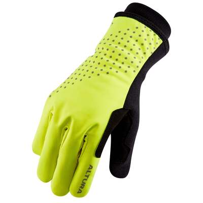 Altura Cycling Nightvision Unisex Waterproof Insulated Cycling Gloves Yellow | XS | Altura