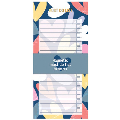 Magnetic Must Do Shopping List Fridge Pad With 80 Pages