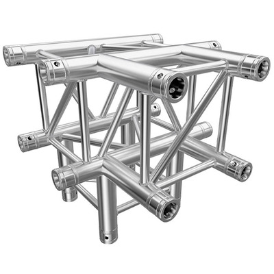 Global Truss F34 PL 3 Way T + 1 Down Quad Trussing 50mm