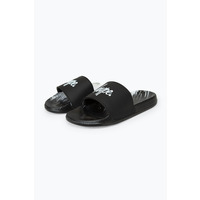 Image of Hype Boys Multi Black Scratch Script Sliders - JNR04