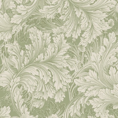Rossetti Leaves Wallpaper Sage Green World of Wallpaper 203907
