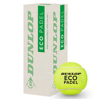 Dunlop Eco Padel Balls – Tube Of 3
