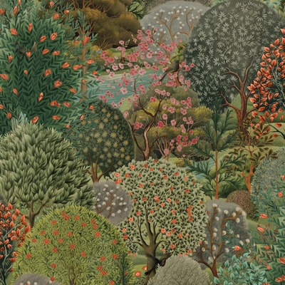 Tree Tapestry Wallpaper Green Holden 13690
