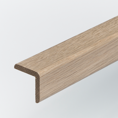 8mm Thick Real Wood Solid Oak Stair Lipping 2.7m