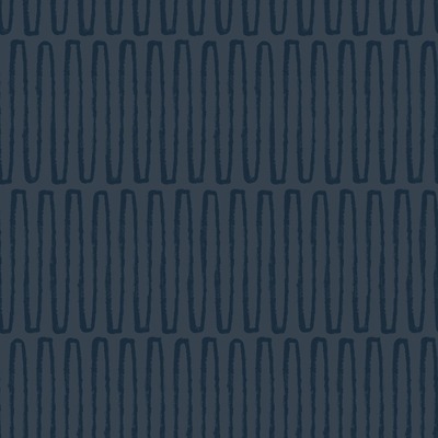Lars Retro Wave Vinyl Wallpaper Navy Fine Decor FD26502
