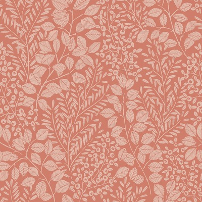 Elin Botanical Vinyl Wallpaper Coral Fine Decor FD26516
