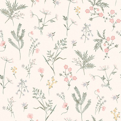 Laura Ashley Crosswell Wallpaper Coral Pink 118480
