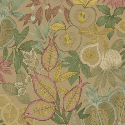 Exotic Fruit Wallpaper Gold Holden 13852
