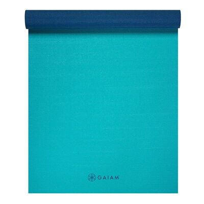 Gaiam Open Sea Double-sided Yoga Mat 4mm - Blue
