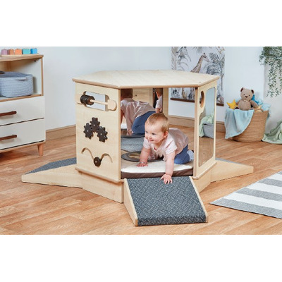 Magical Mirror Den with Ramps & Sensory Cushion