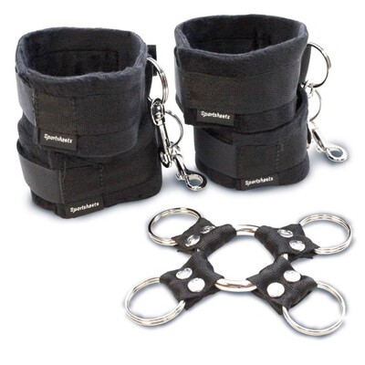 Image of SportSheets 5 Piece Hog Tie And Cuff Set