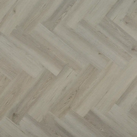 Icona Herringbone 6.5mm Arctic Silver Luxury Vinyl Click Flooring