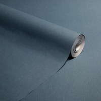 Plain Textured Wallpaper Steel Blue Anaglypta RD3026