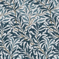 William Morris At Home Willow Bough Wallpaper White / Blue 124245