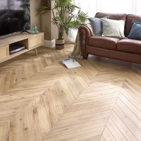 Nature 15/4 x 90mm Seashell Oak Chevron Engineered Wood Flooring