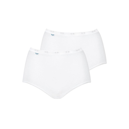 Sloggi Basic+ Maxi Brief 2 Pack - White