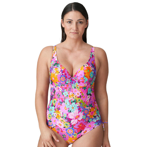 Prima Donna Swim Najac Plunge Swimsuit - Floral Explosion