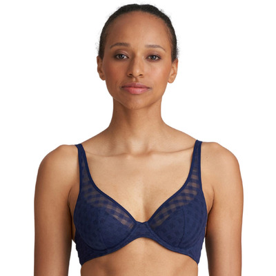 Marie Jo Jereme Half Padded Plunge Bra - Sapphire Blue - 34B
