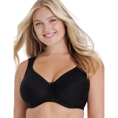 Miss Mary Of Sweden Tenderly Underwired Bra - Black - 34DD
