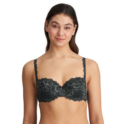 Marie Jo Manyla Padded Balcony Bra - Night Grey - 38E
