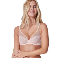 Simone Perele Delice Plunge Bra – Blush – 38D