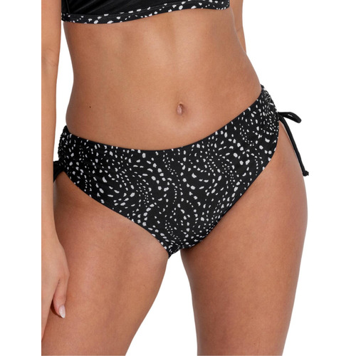 Pour Moi Rhodes Adjustable Side Bikini Brief - Black/White