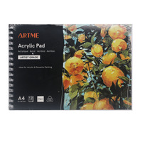 ARTME A4 Acrylic Pad 12 Sheets 400gsm – 1pk