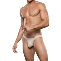 Andrew Christian Almost Naked No-Show Ultra Low Rise Brief - Taupe